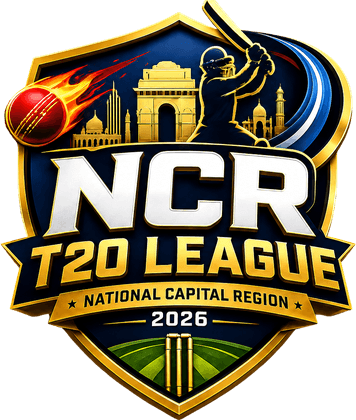 NCR T20 League 2026 official crest